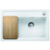 BLANCO ZENAR XL 6 S Compact InFino SILGRANIT biela drez vpravo s exc. a dřev.deskou 523768