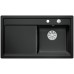 BLANCO ZENAR 45 S InFino Keramika čierna drez vpravo s excentrom 524163