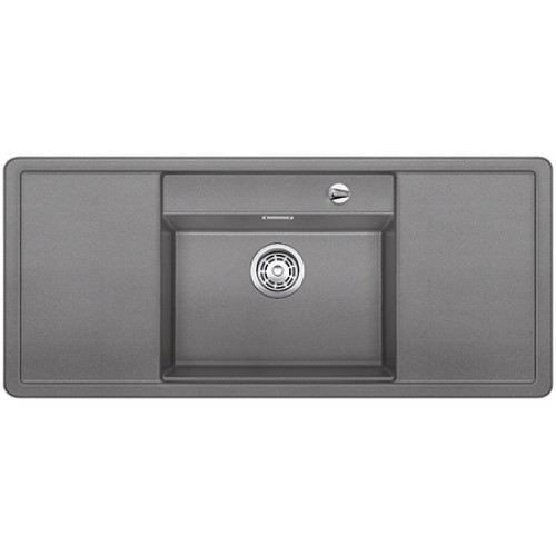 BLANCO Alaros 6 SF drez SILGRANIT hliníková metalíza, príslušenstvo biele 517690