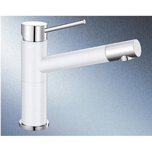 BLANCO Alta Compact drezová batéria biela / chróm 515317