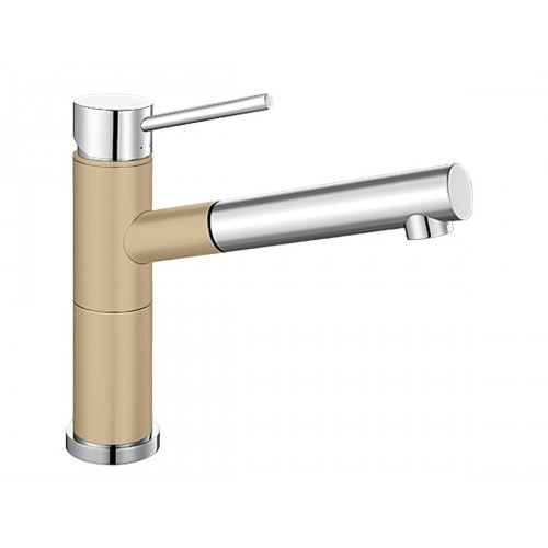 BLANCO Alta - S Compact Silgranit drezová batéria šampáň / chróm 515329