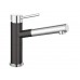 BLANCO Alta-S Compact Silgranit drezová batéria sivá skala / chróm 518809