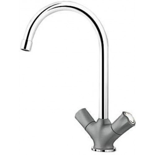 BLANCO Amona drezová batéria SILGRANIT-look, aluminium / chróm 520771