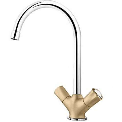 BLANCO Amona drezová batéria SILGRANIT-look, béžová champagne / chróm 520774 BLANCO Amona drezová batéria SILGRANIT-look, béžová champagne / chróm 520774