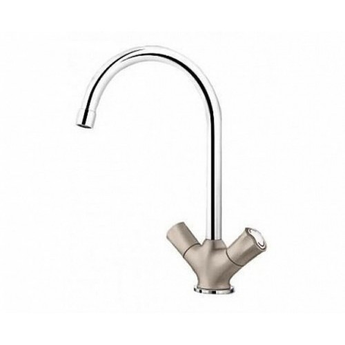 BLANCO Amona drezová batéria SILGRANIT-look, tartufo/chróm 520775