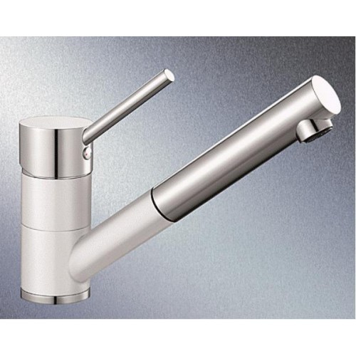 BLANCO Antas - S drezová batéria krištáľovo biela / chróm 516069