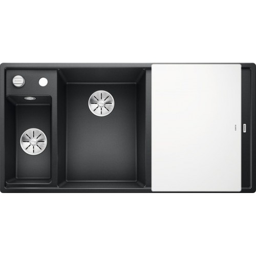 BLANCO Axia III 6 S InFino drez, s excentrom Silgranit, ľavý, antracit 524653 BLANCO Axia III 6 S InFino drez, s excentrom Silgranit, ľavý, antracit 524653