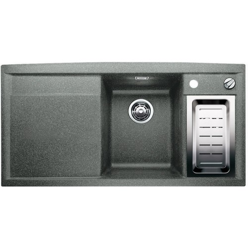 BLANCO Axia II 6 SF drez Silgranit hliníková metalíza 516876