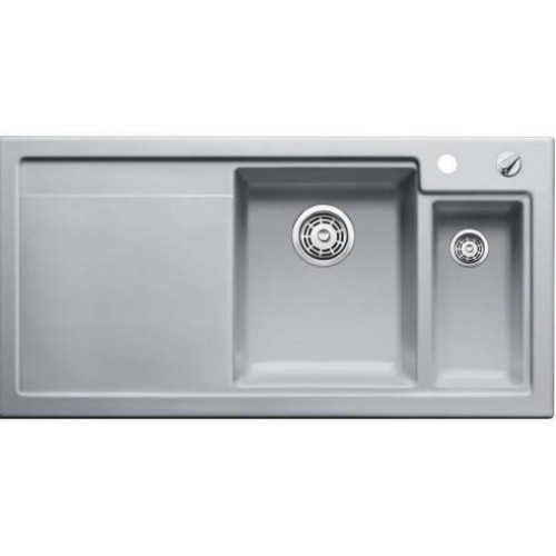 BLANCO Axon II 6 S P drez keramika PuraPlus hliníková šedá, pravý 516550