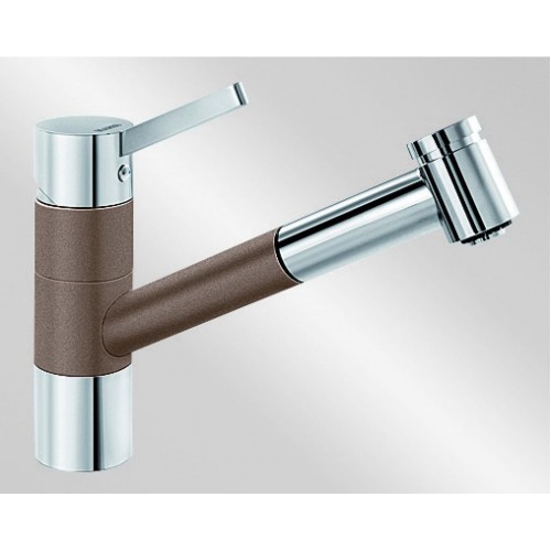 BLANCO Tivo - S drezová batéria SILGRANIT, beztlaková, muškát / chróm 521708