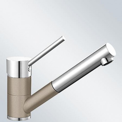 BLANCO Antas-S drezová batéria SILGRANIT-look, beztlaková, tartufo/chróm 517638