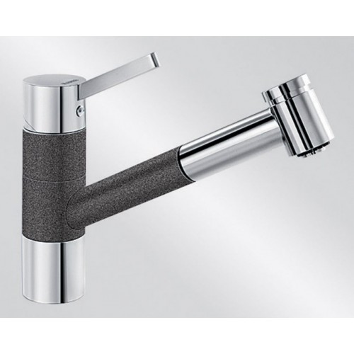 BLANCO Tivo - S drezová batéria SILGRANIT, beztlaková, antracit / chróm 518425