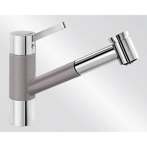 BLANCO Tivo - S drezová batéria SILGRANIT, beztlaková, aluminium / chróm 518426