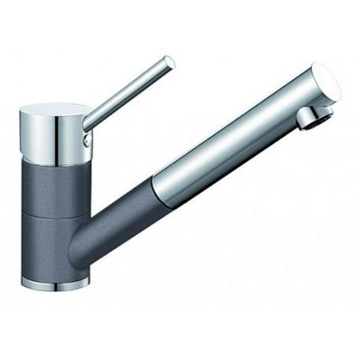 BLANCO Antas-S drezová batéria SILGRANIT-look, beztlaková, sivá skala/chróm 518795