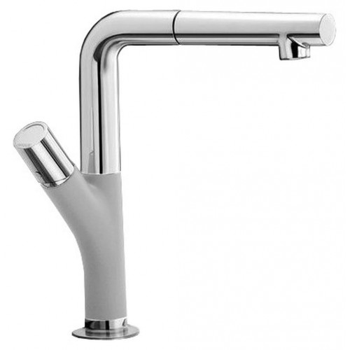 BLANCO Yovis-S SILGRANIT-look drezová batéria, perlovo sivá / chróm 520758