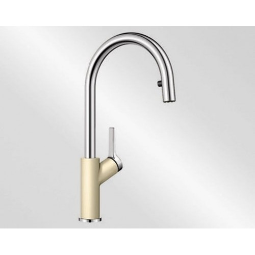 BLANCO Carena-S drezová batéria SILGRANIT®-look, béžová champagne / chróm 520986 BLANCO Carena-S drezová batéria SILGRANIT®-look, béžová champagne / chróm 520986