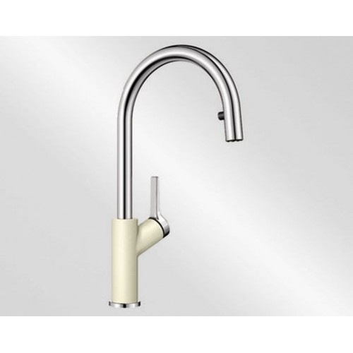 BLANCO Carena-S drezová batéria SILGRANIT®-look, jazmín / chróm 520985 BLANCO Carena-S drezová batéria SILGRANIT®-look, jazmín / chróm 520985