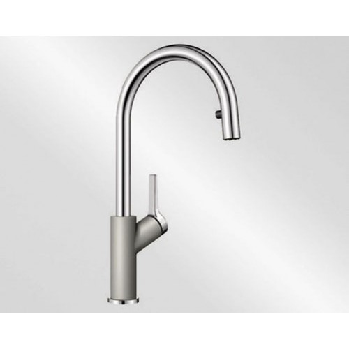 BLANCO Carena-S drezová batéria SILGRANIT®-look, perlovo sivá / chróm 520983 BLANCO Carena-S drezová batéria SILGRANIT®-look, perlovo sivá / chróm 520983