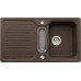 BLANCO Classic 5 S drez s excentrom, príslušenstvo transp.šedé, kávová 514983