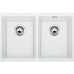 BLANCO Subline 350/350-U drez SILGRANIT bez tiahla, biela 518594