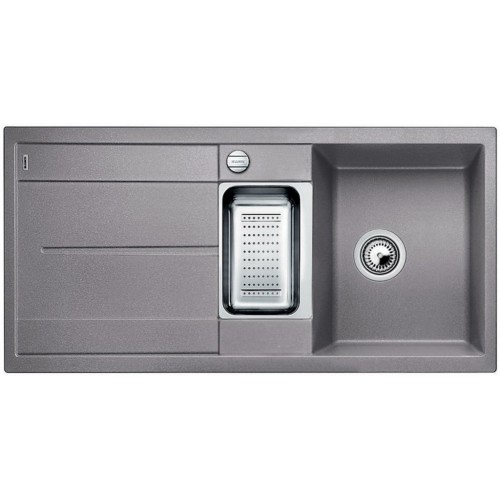 BLANCO Metra 6 S-F drez SILGRANIT, aluminium 519114
