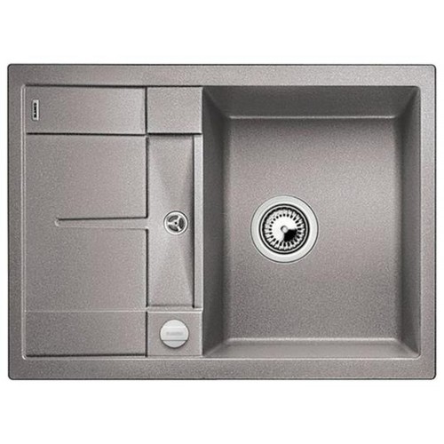 BLANCO METRA 45 S Compact drez SILGRANIT, s excentrom, aluminium 519574