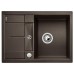 BLANCO Metra 45 S Compact drez SILGRANIT, s excentrom, káva 519581