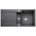 BLANCO Idento 6 S-F drez keramika PuraPlus, basalt 522275