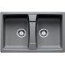 BLANCO Lexa 8 drez Silgranit hliníková metalíza 514693