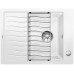 BLANCO Elon 45 S Infino drez, s excentrom Silgranit, biela 524818