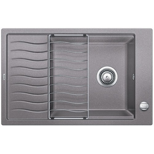 BLANCO Elon XL 6 S-F drez SILGRANIT s excentrom, aluminium 519512