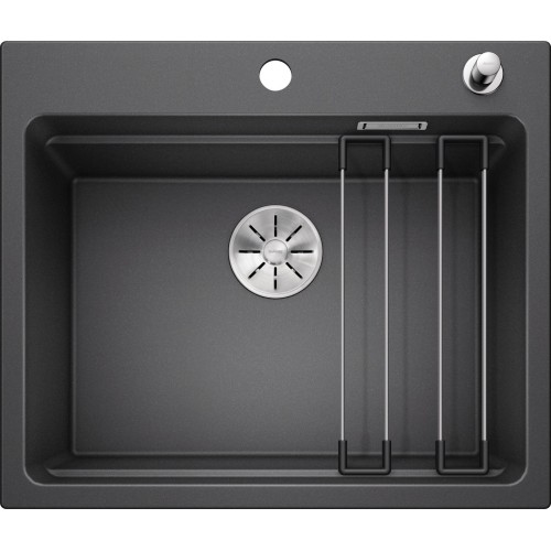 BLANCO Etagon 6 InFino drez, s excentrom SILGRANIT, antracit 524529