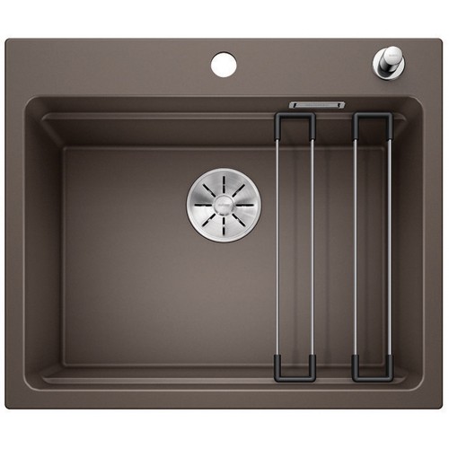 BLANCO Etagon 6 InFino drez, s excentrom Silgranit, kávová 524538