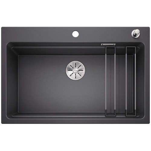 BLANCO Etagon 8 Infino drez Silgranit, s excentrom, antracit 525177