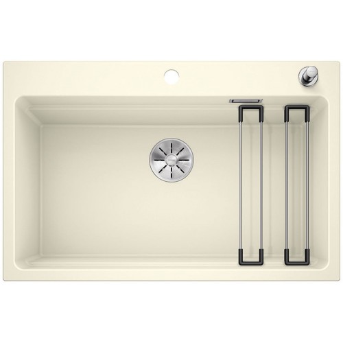 BLANCO Etagon 8 Infino drez Silgranit, s excentrom, jazmín 525182