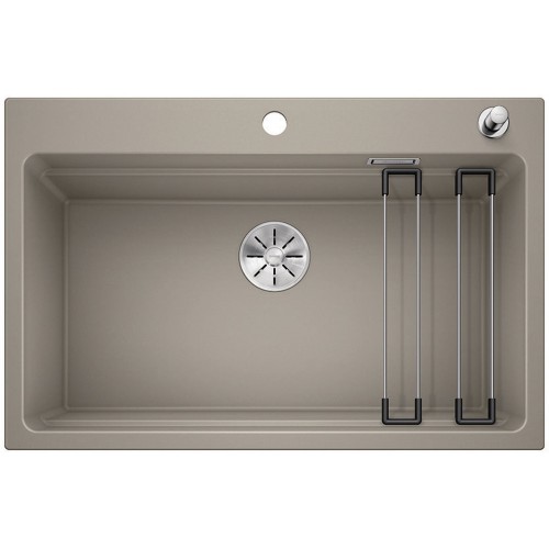 BLANCO Etagon 8 Infino drez Silgranit, s excentrom, tartufo 525184