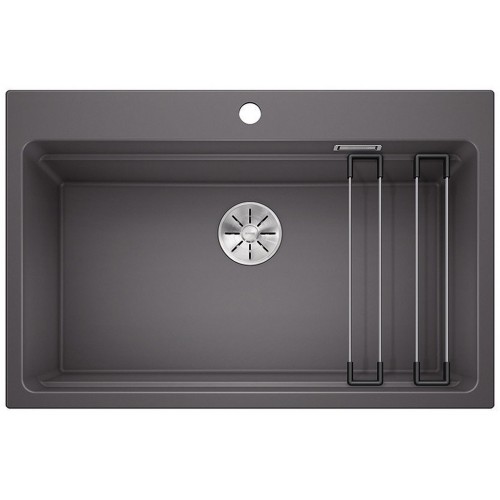 BLANCO Etagon 8 Infino drez Silgranit, bez excentra, sivá skala 525188