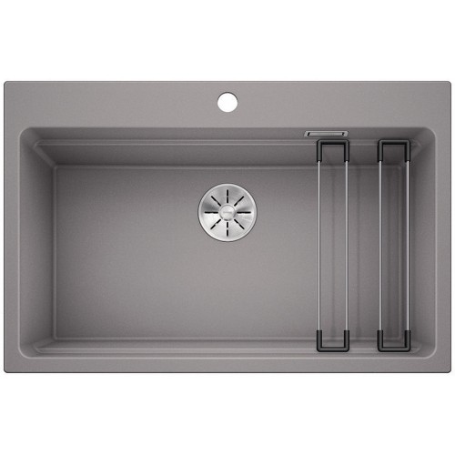 BLANCO Etagon 8 Infino drez Silgranit, bez excentra, aluminium 525189