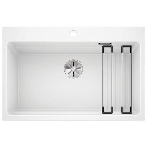 BLANCO Etagon 8 Infino drez Silgranit, bez excentra, biela 525191 BLANCO Etagon 8 Infino drez Silgranit, bez excentra, biela 525191