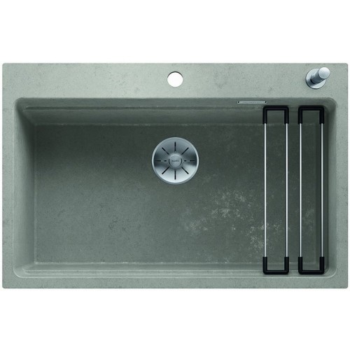 BLANCO Etagon 8 Infino drez Silgranit, s excentrom, betón style 525301