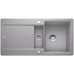 BLANCO Idento 6 S drez keramika PuraPlus s excentrom, aluminium 522126