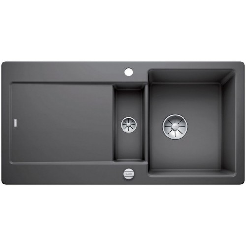 BLANCO Idento 6 S drez keramika PuraPlus s excentrom, basalt 522127
