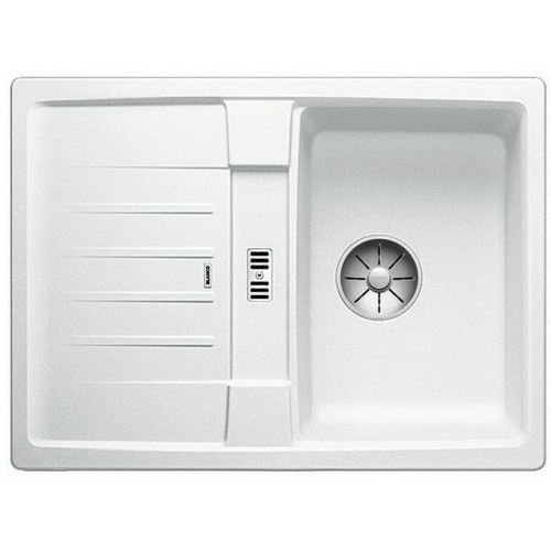 BLANCO Lexa 40 S Infino drez, bez excentru Silgranit, biela 524894