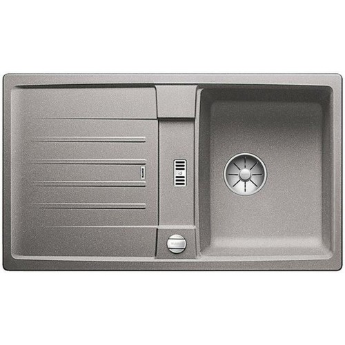 BLANCO Lexa 45 S Infino drez, s excentrom Silgranit, aluminium 524902