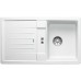 BLANCO Lexa 45 S Infino drez, bez excentru Silgranit, biela 524914