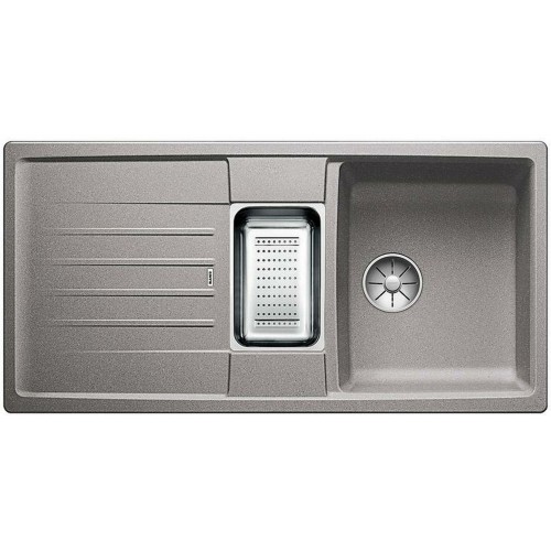 BLANCO Lexa 6 S Infino drez, bez excentru Silgranit, aluminium 524942
