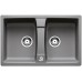 BLANCO Lexa 8 drez Silgranit hliníková metalíza 514685