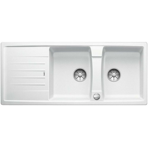 BLANCO Lexa 8 S Infino drez, s excentrom Silgranit, biela 524974