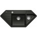 BLANCO Lexa 9 E Infino drez, s excentrom Silgranit, antracit 524990