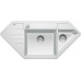 BLANCO Lexa 9 E Infino drez, s excentrom Silgranit, biela 524994